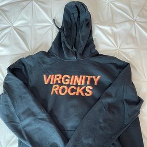 virginity rocks black hoodie